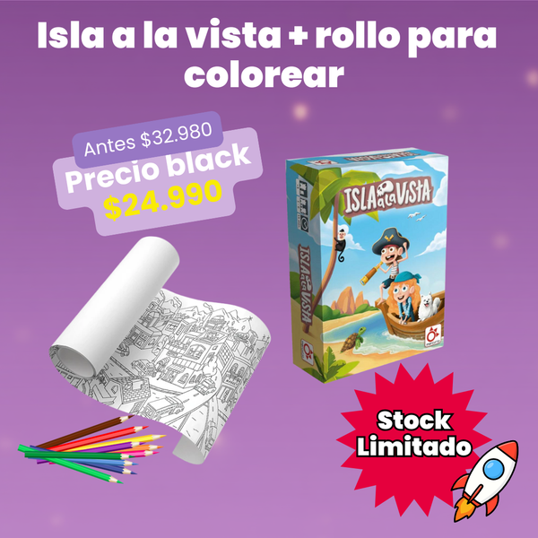 Pack isla a la vista + Rollo para pintar (10 metros)
