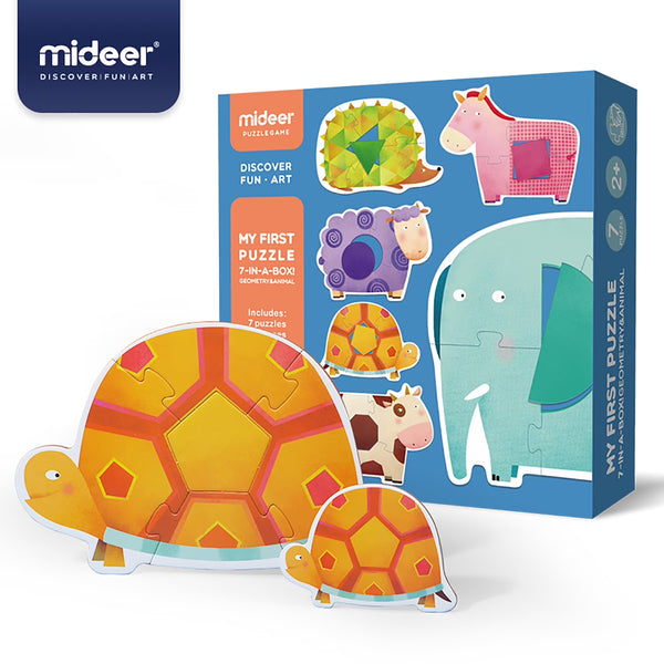 Mi primer puzzle: Geometría y animales