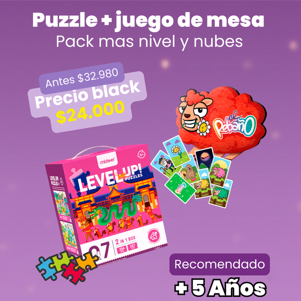 Puzzle Level up + juego el rebaño – Nivel y Diversión