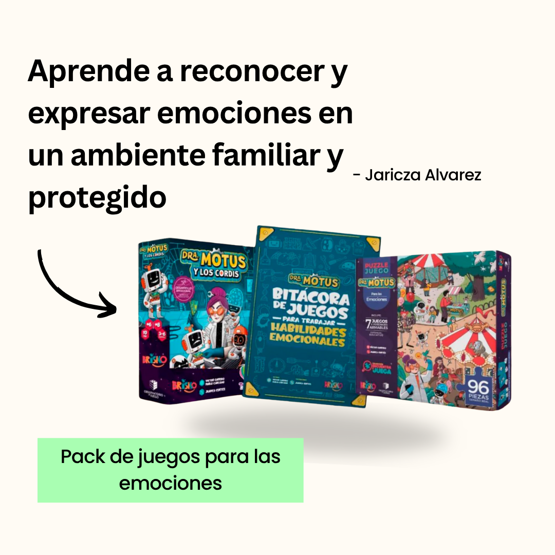 🧠💛 Pack juegos para el desarrollo emocional: 1 Juego de cartas, 1 Puzzle y 1 Libro juego de actividades