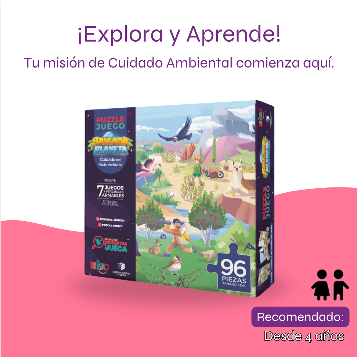 Puzzle Juego: Brigada Planeta - Aprende sobre la Naturaleza