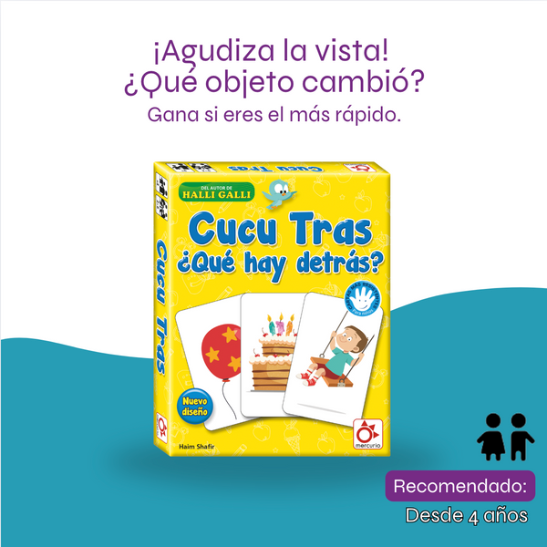 ¡Cucu Tras! ¿Qué hay detrás? - Observación Visual y Rapidez Mental