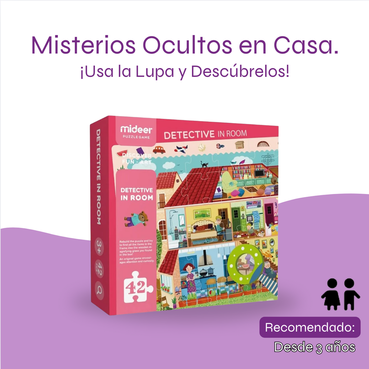 Puzzle Juego: Detective In Room - Concentración y Habilidades Cognitivas.