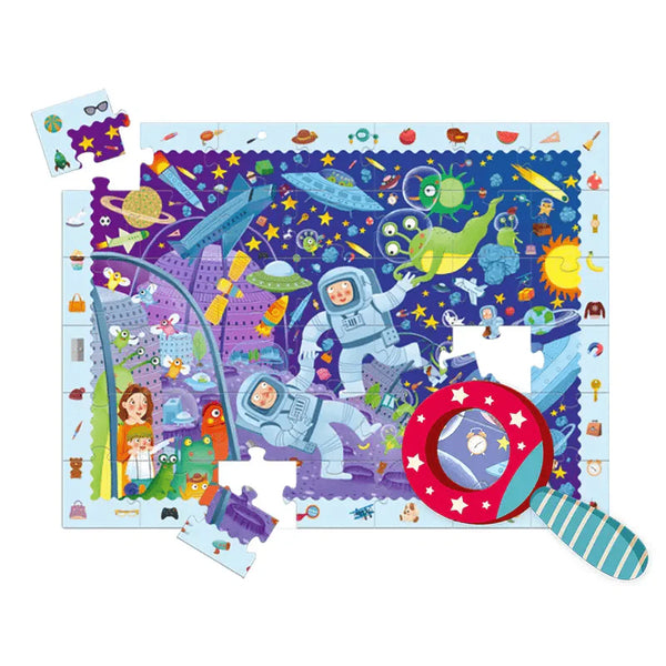 Puzzle Juego: Detective in space