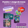 Juego para las emociones + libro actividades emocionales + Puzzle + El rebaño +  (4 a 12 años)