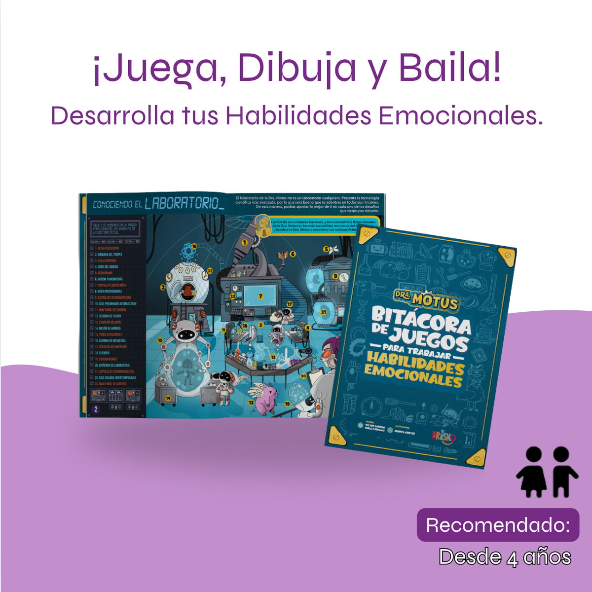 Libro Juego: Bitácora de Juegos para desarrollar Habilidades Emocionales