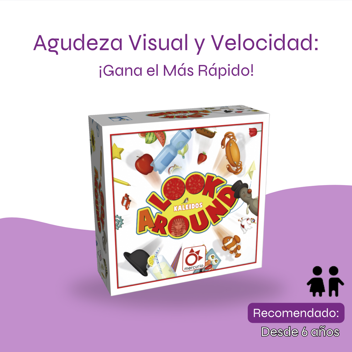 Look Around - Destreza, Letras y Búsqueda de Objetos.