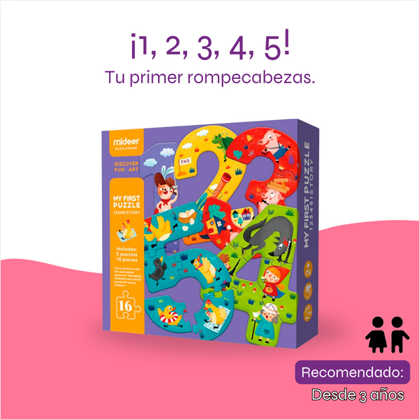 My First Puzzle 12345 Story - Desarrolla Habilidades Motoras Finas