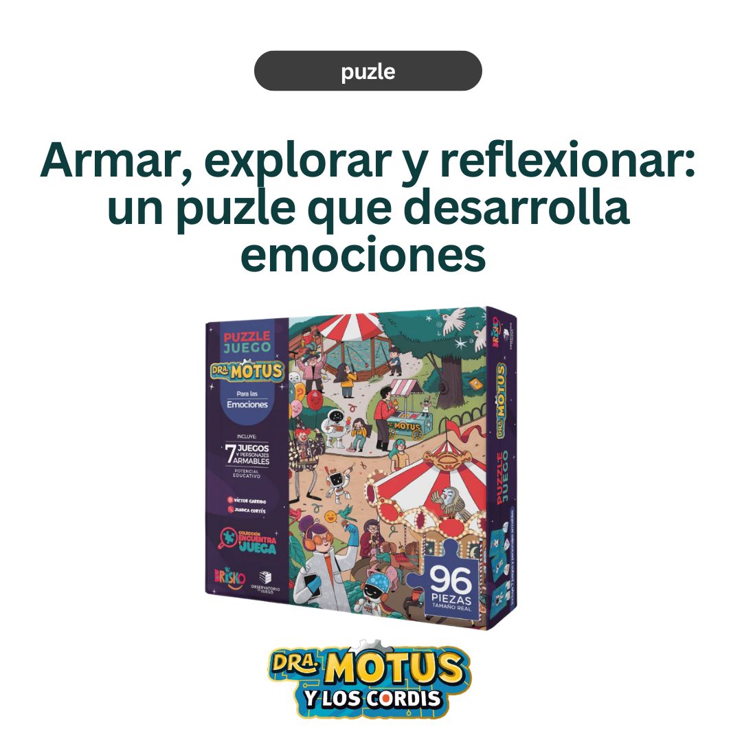 🧠💛 Pack juegos para el desarrollo emocional: 1 Juego de cartas, 1 Puzzle y 1 Libro juego de actividades