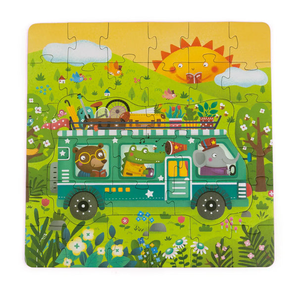 ¡Maleta 4 Puzzles de las Estaciones!