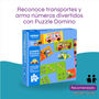 Puzzle Domino: Transportes - Conceptos de Tráfico y Números