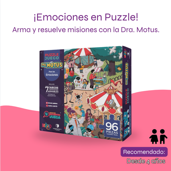 Puzzle Juego de las Emociones: Dra Motus - Reconocimiento Emocional