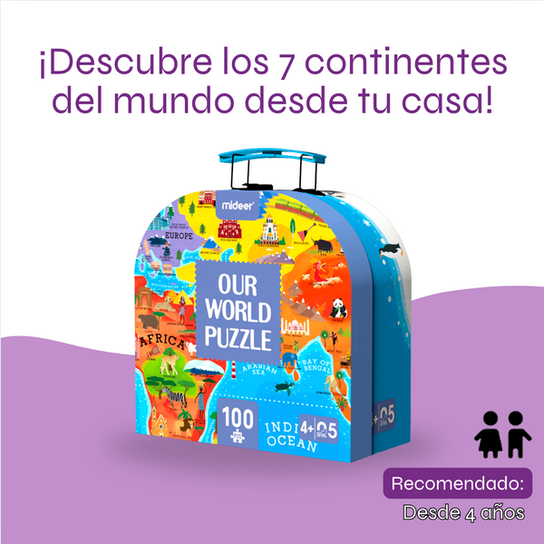 Puzzle: Our World Floor Puzzle (Con Maleta Portátil)
