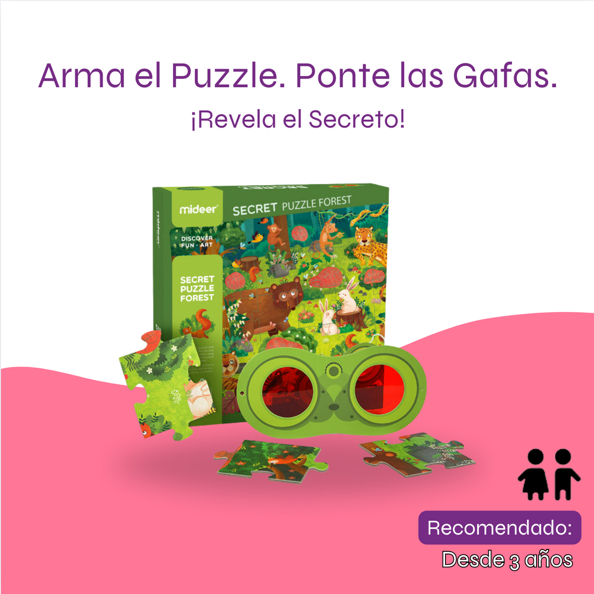 Secret Puzzle Forest - Rompecabezas con Gafas Mágicas